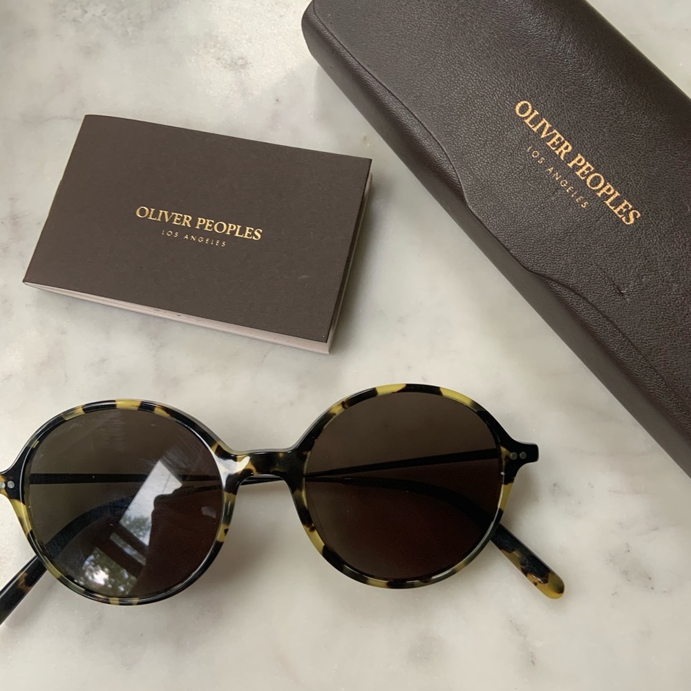 Oliver Peoples Tortoise Sunglasses